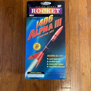 Estes Flying Rocket The Original 1406 Alpha III Starter Set NEW